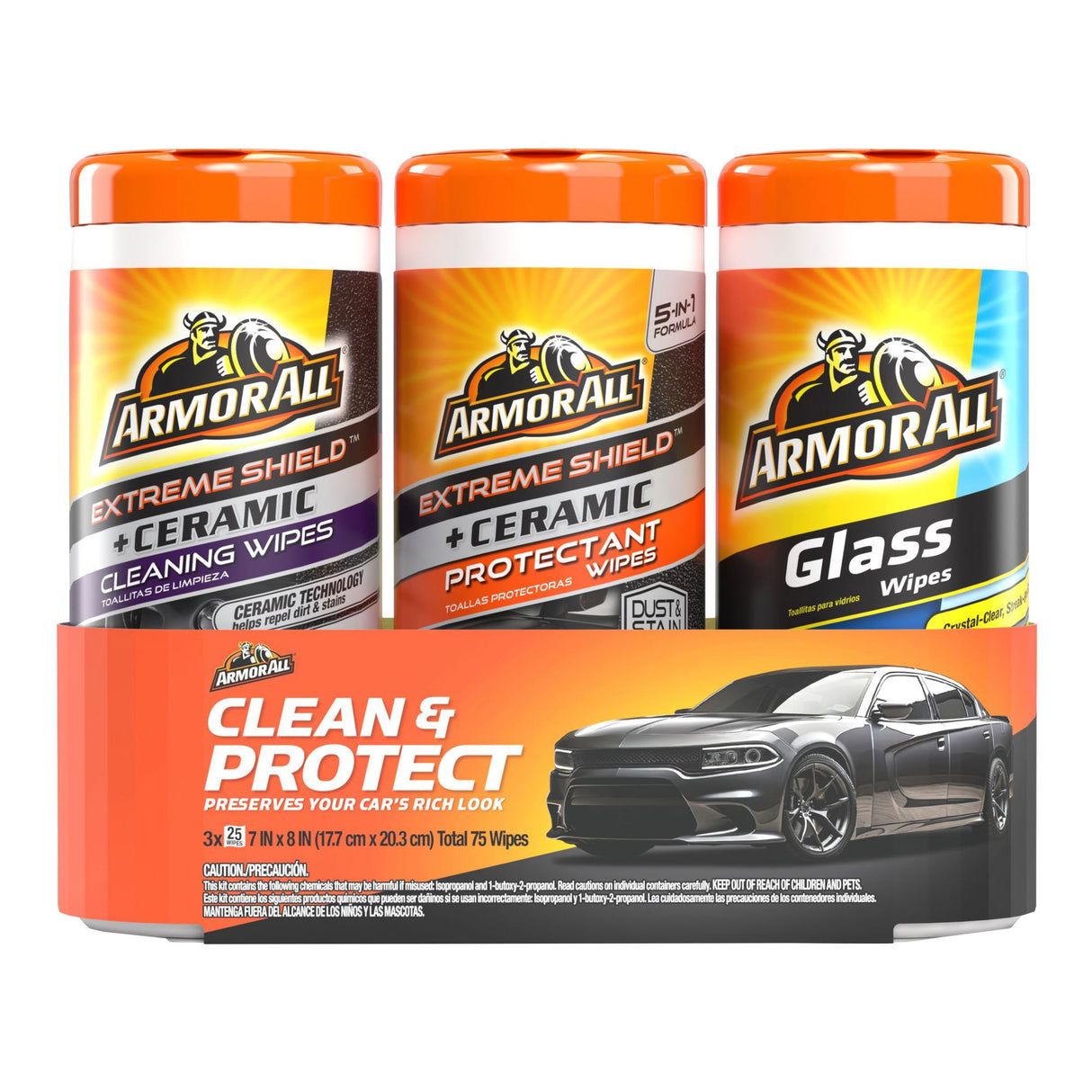 Armor All Glass and Ceramic Wipes 3-pack