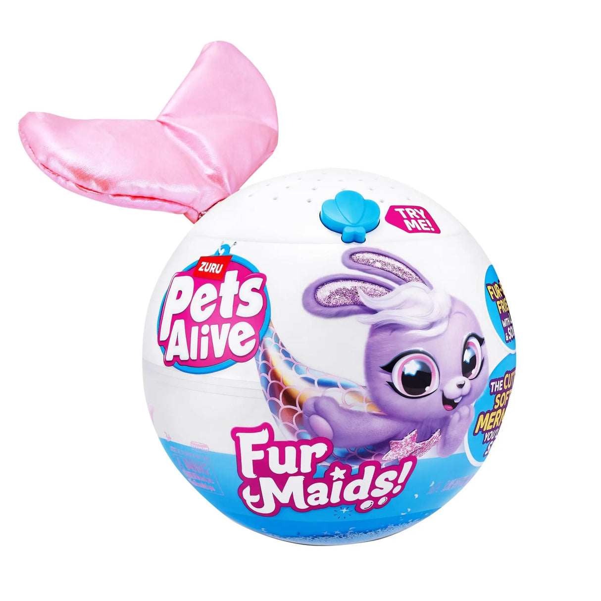 Zuru Pets Alive Furmaids Plush (Series 1) | Interactive Animal Toy Zuru