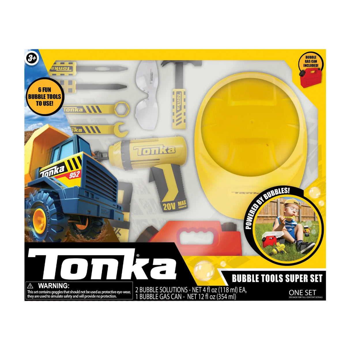 Tonka Bubble Tools Playset | Interactive Outdoor Fun for Young Builders Tonka