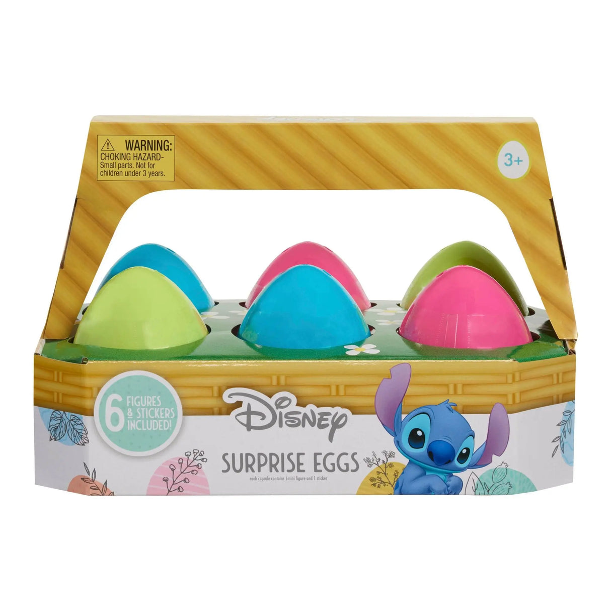 Disney Surprise Eggs Easter Basket | Assorted Collectible Figurines & Treats Disney