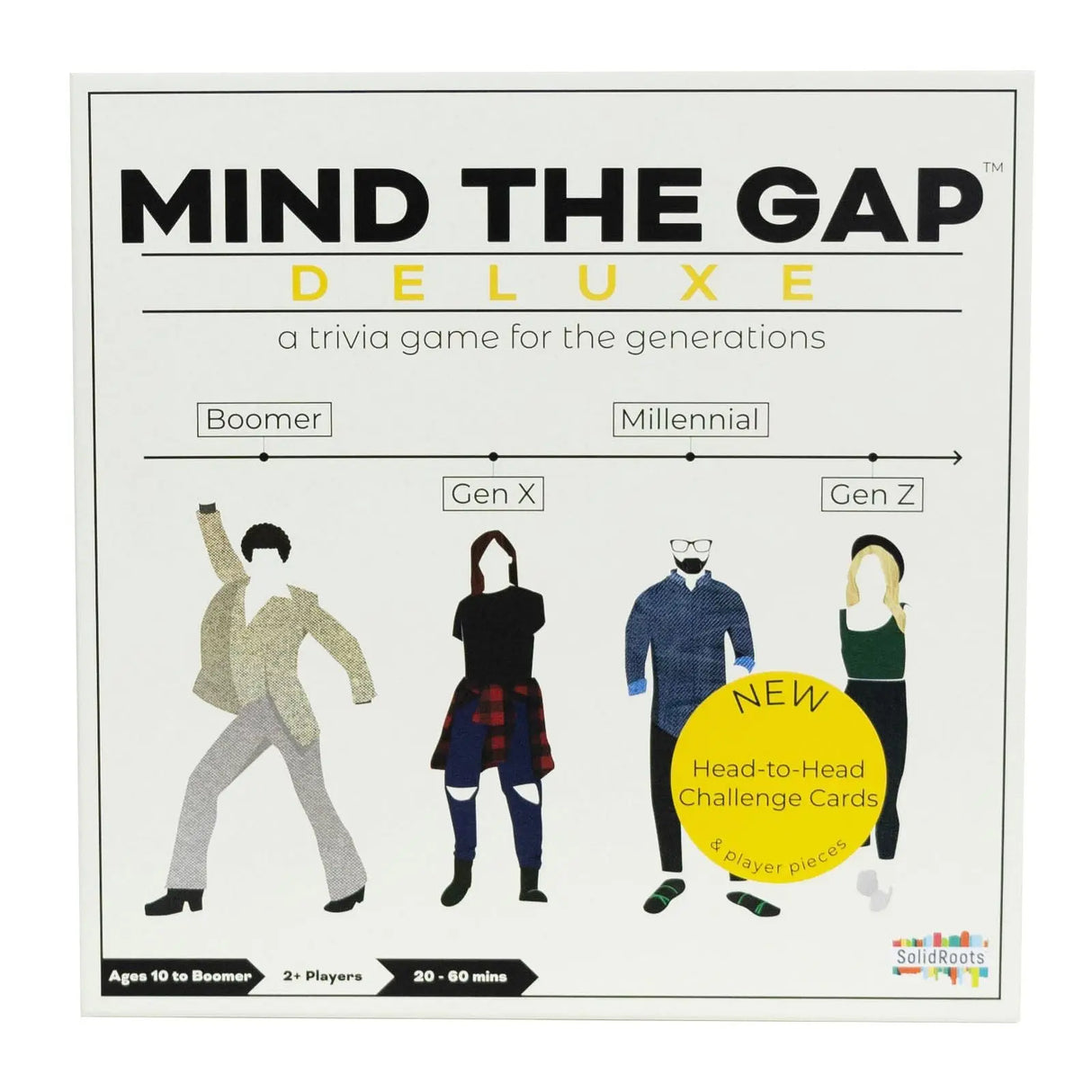Mind the Gap Deluxe Trivia Game | Fun Family Quiz Night with Categories Mind the Gap