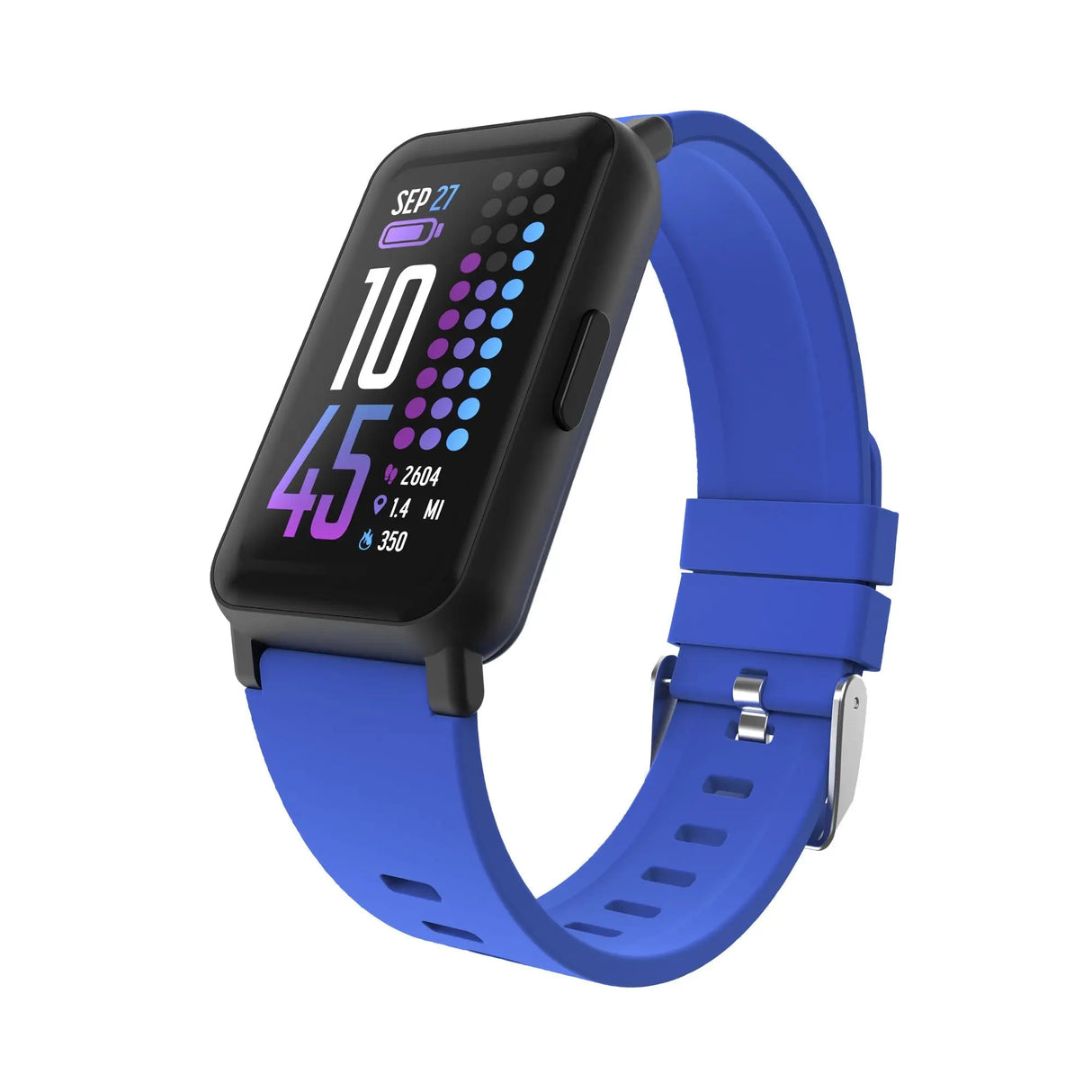 iTouch Active 4 Smartwatch (Unisex, Blue) | Fitness Tracking & Notifications on Your Wrist iTouch
