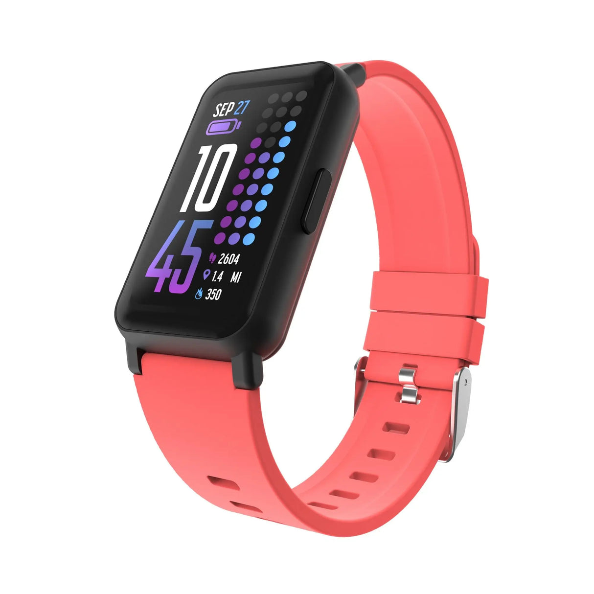 iTouch Active 4 Smartwatch (Coral) | Unisex Fitness Tracker iTouch