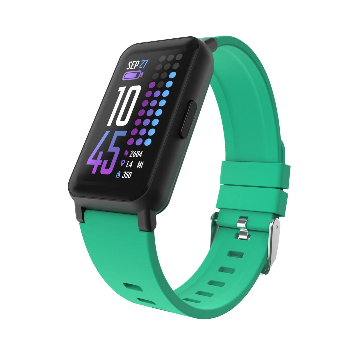 iTouch Active 4 Smartwatch (Green) | Unisex Health & Fitness Tracker iTouch