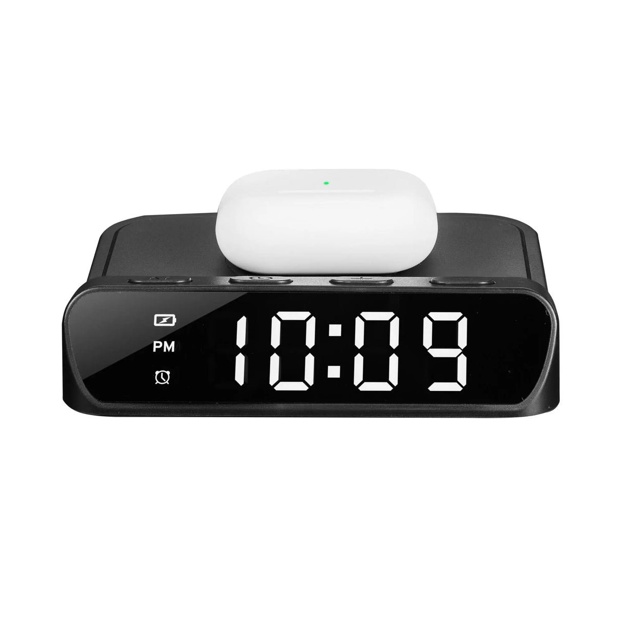 iHome Wireless Charging Alarm Clock | Bedside Power & Time Display iHome