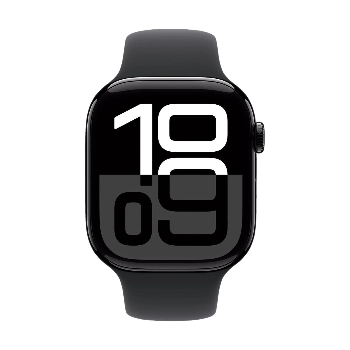 Apple Watch Series 10 GPS (46mm, Jet Black) | Black Sport Band Fitness Smartwatch Apple