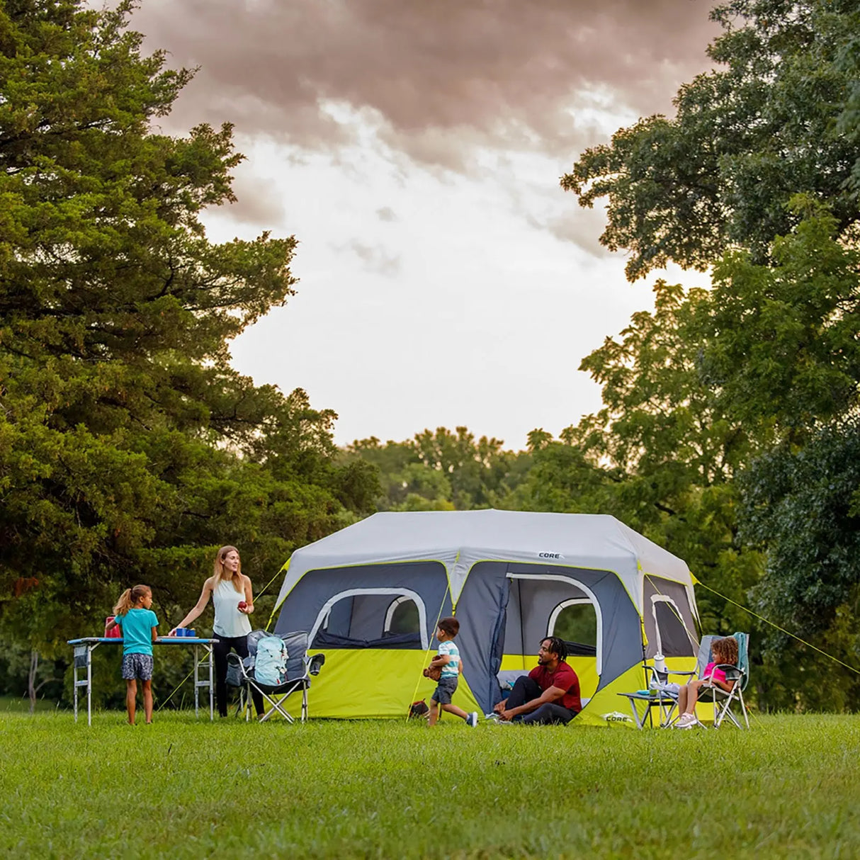 CORE 8-Person Instant Cabin Tent | Quick Setup Outdoor Shelter Core Equipment