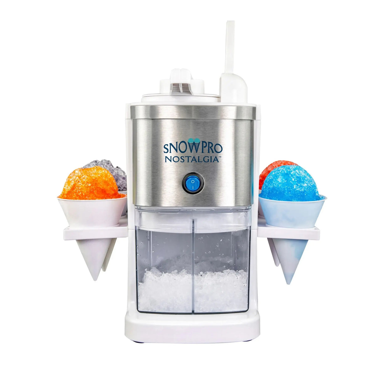 Nostalgia SnowPro Snow Cone Maker | Electric Shaved Ice Machine Nostalgia