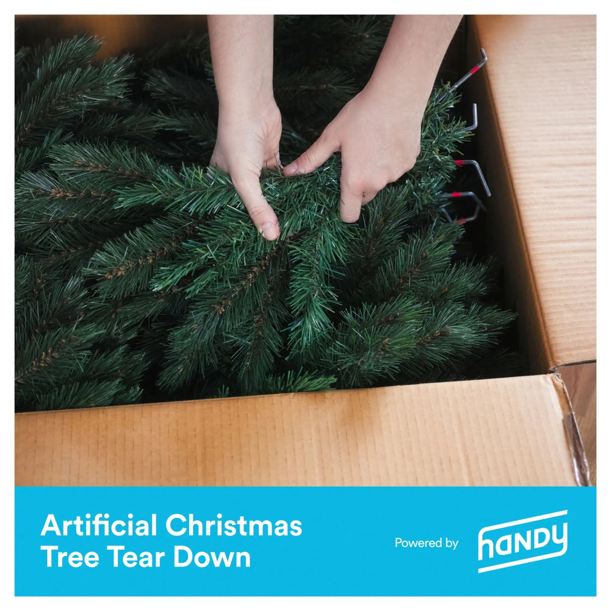 Handy Artificial Christmas Tree Tear Down Kit | Quick Holiday Teardown Handy