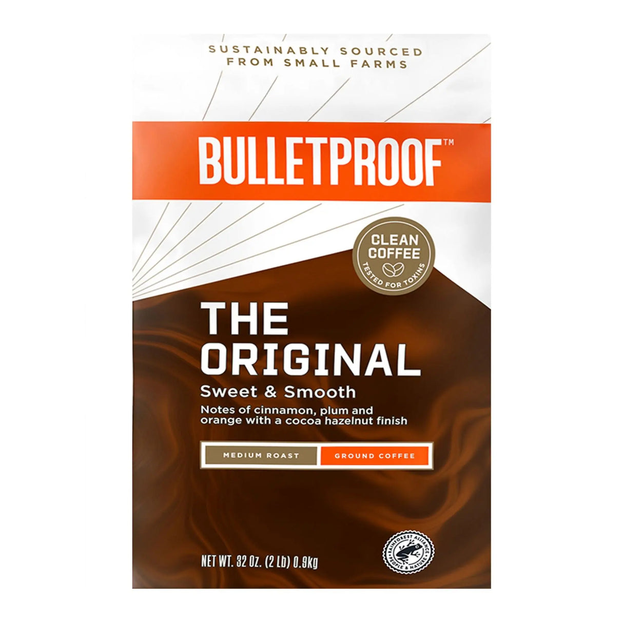 Bulletproof Original Ground Coffee (2Â lbs) | Clean Medium Roast, 100%Â Arabica Bulletproof