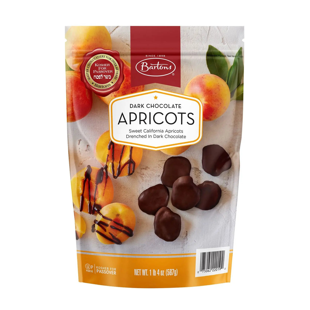 Barton's Dark Chocolate Apricots (20 oz) | Indulgent Fruit & Chocolate Treat Barton's