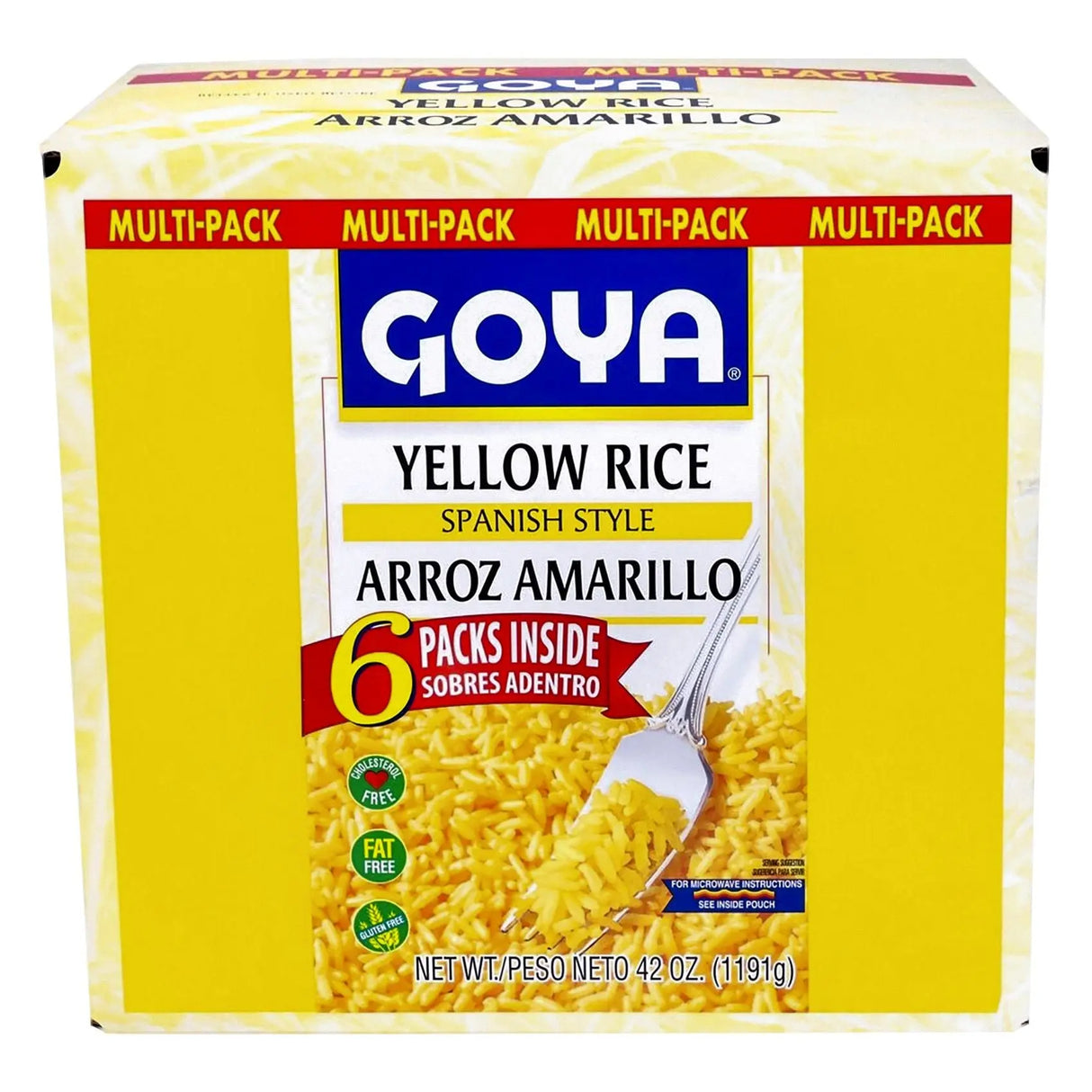Goya Yellow Rice Mix (6-Pack, 7 oz Each) | Flavorful Side Dish in Minutes Goya