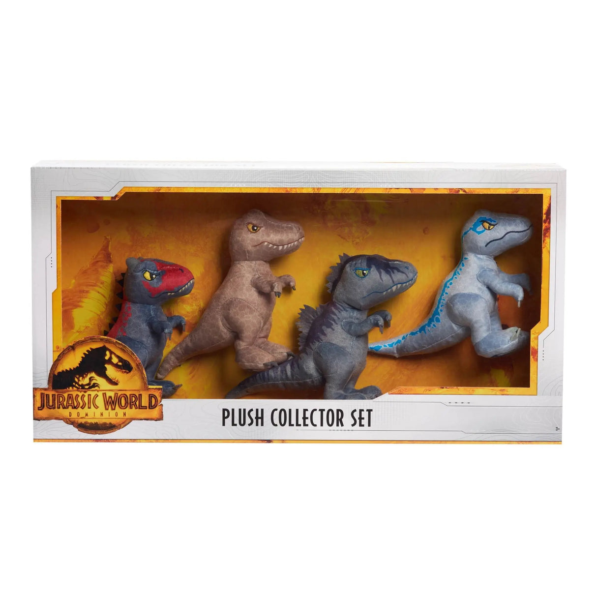 Jurassic World Dinosaur Plush Set | Collector Grade Soft Toy Collection Jurassic World