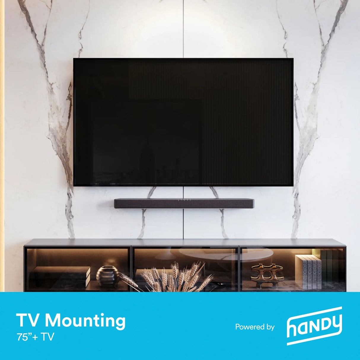 TV Mounting Service for TVs 75"+ | Professional Installation & Safety Assurance Handy