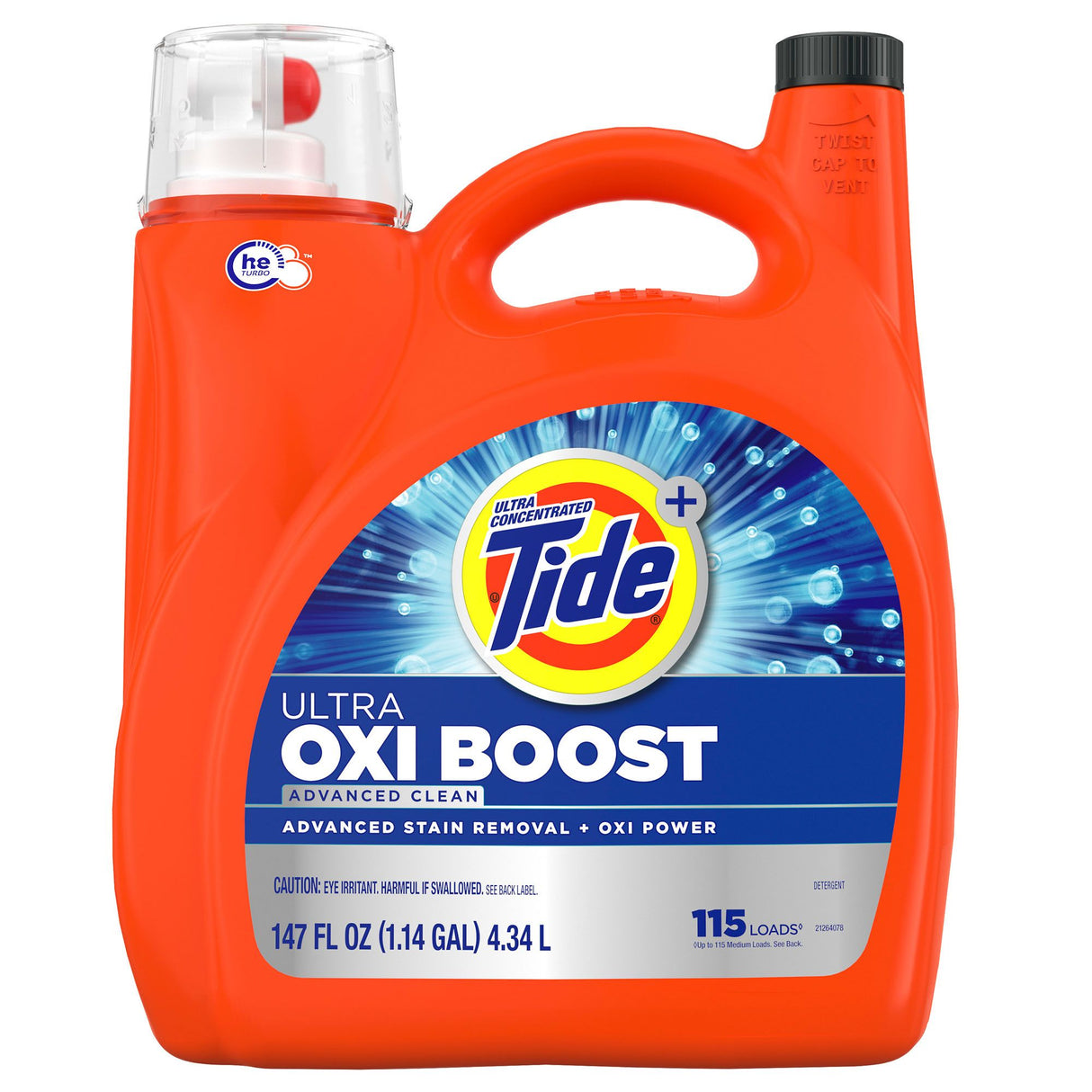 Tide Ultra Oxi Boost liquid detergent bottle
