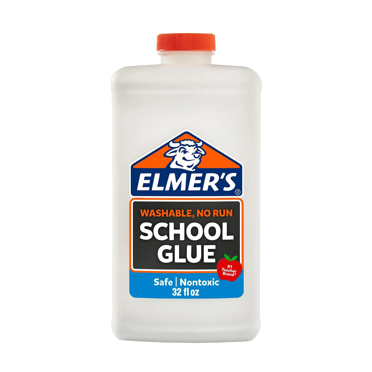 Elmer's Liquid School Glue (32 oz, White) | Safe, Washable & Perfect for Slime Projects Elmer's