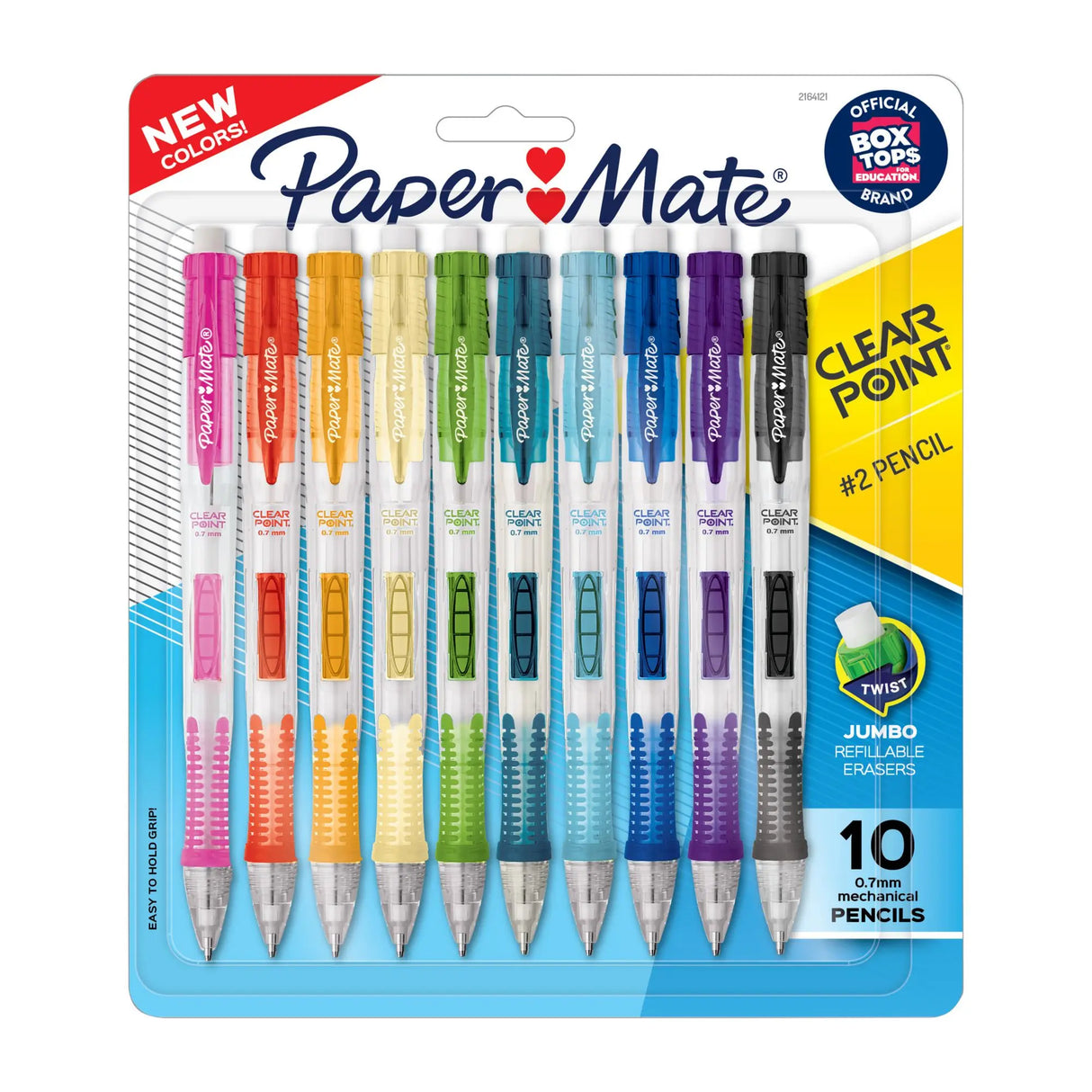 Paper Mate · Clearpoint Mechanical Pencils (10 ct.) | HB #2 Lead, 0.7mm, Assorted Barrels Paper Mate