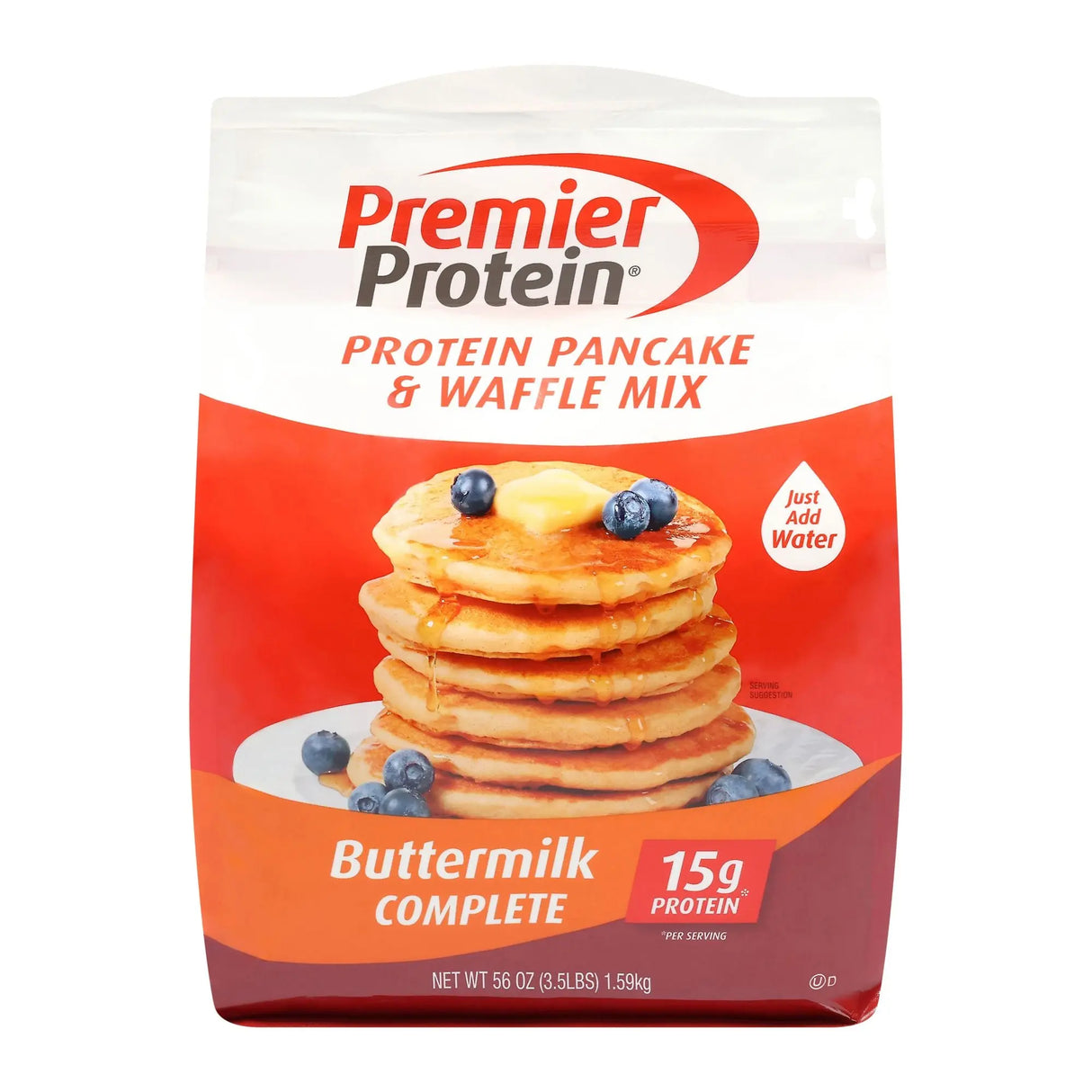 Premier Protein Buttermilk Pancake Mix (56 oz) | High-Protein Breakfast Premier Protein