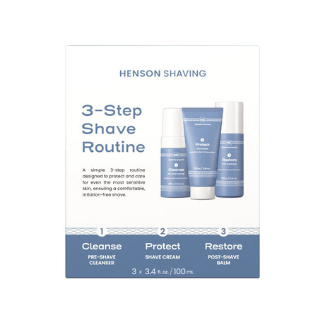Henson Shaving 3-Step Skincare Combo Set