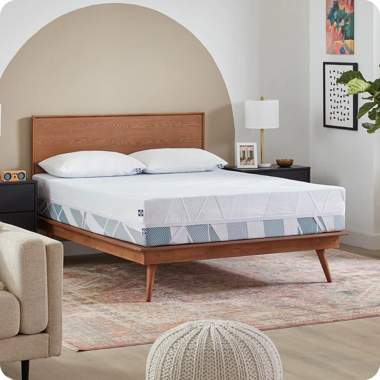 Sealy Dreamlife Mattress Topper (2" Depth) | Quilted Cooling Cover for Added Support Sealy