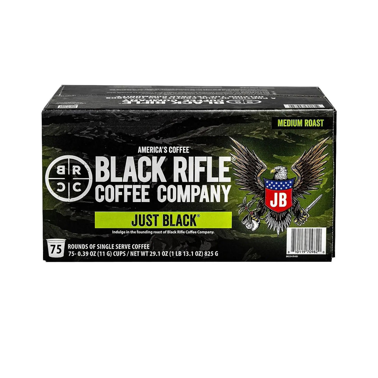 Black Rifle Coffee Pods (75-Pack) | Medium Roast for Bold Black Coffee Black Rifle Coffee Company