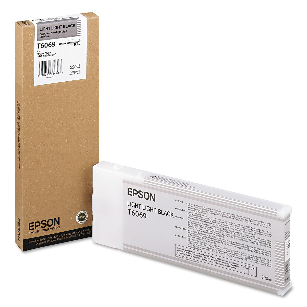 Epson T606900 (60) Ink, Light Light Black