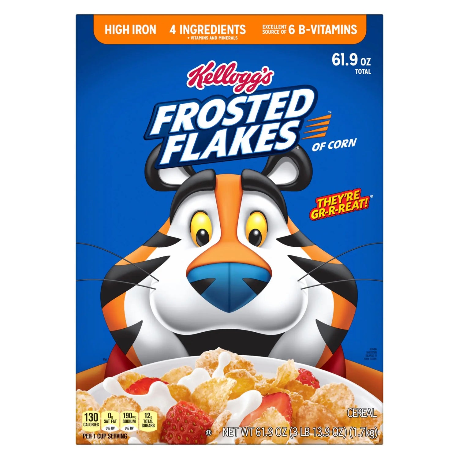 Kellogg's Frosted Flakes Cereal (2-Pack) | Sweet Crunchy Breakfast Kellogg's