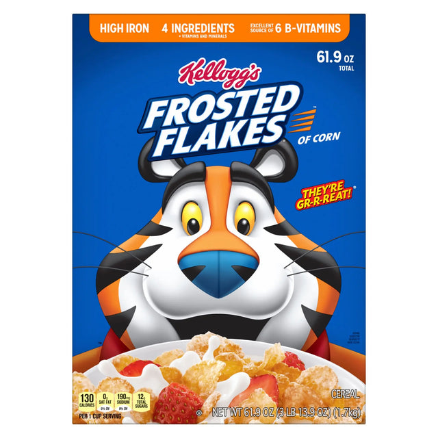 Kellogg's Frosted Flakes Cereal (2-Pack) | Sweet Crunchy Breakfast Kellogg's