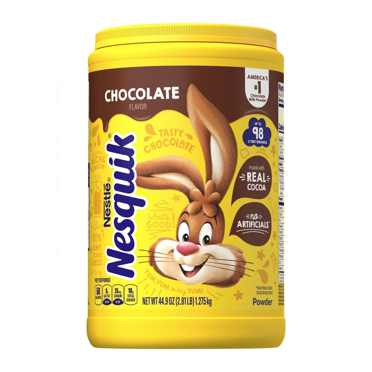 Nesquik Chocolate Powder Drink Mix (44.974 oz) | Classic Cocoa Flavor for Family Treats Nesquik