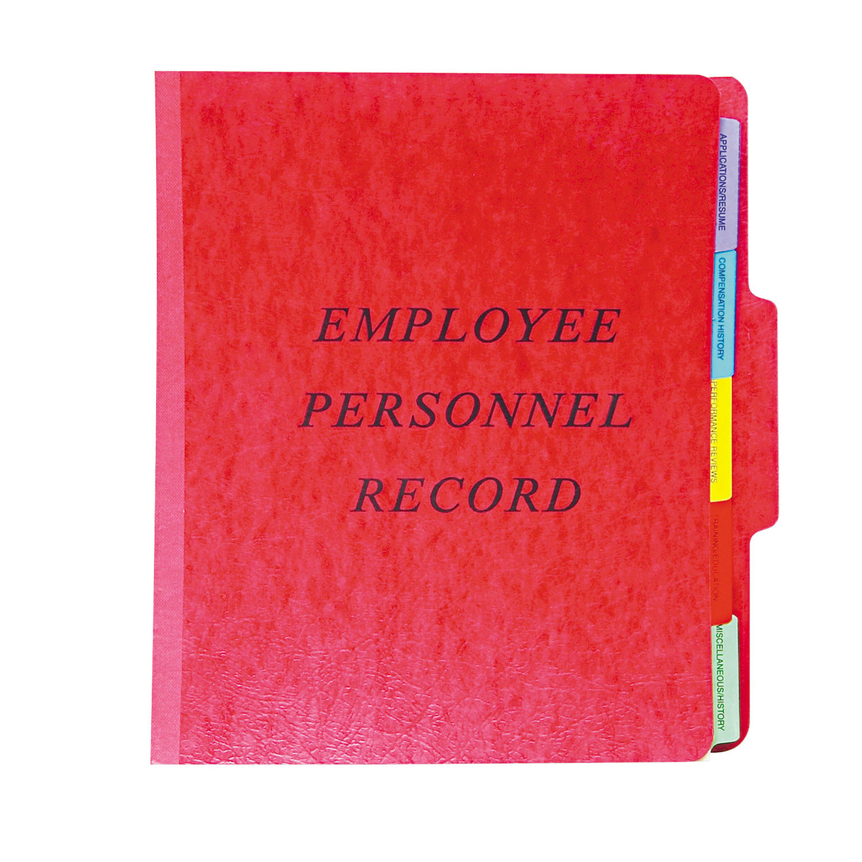 Pendaflex Vertical-Style Personnel Folders, 2" Expansion, 5 Dividers, 2 Fasteners, Letter Size, Red Exterior (SER1ER)