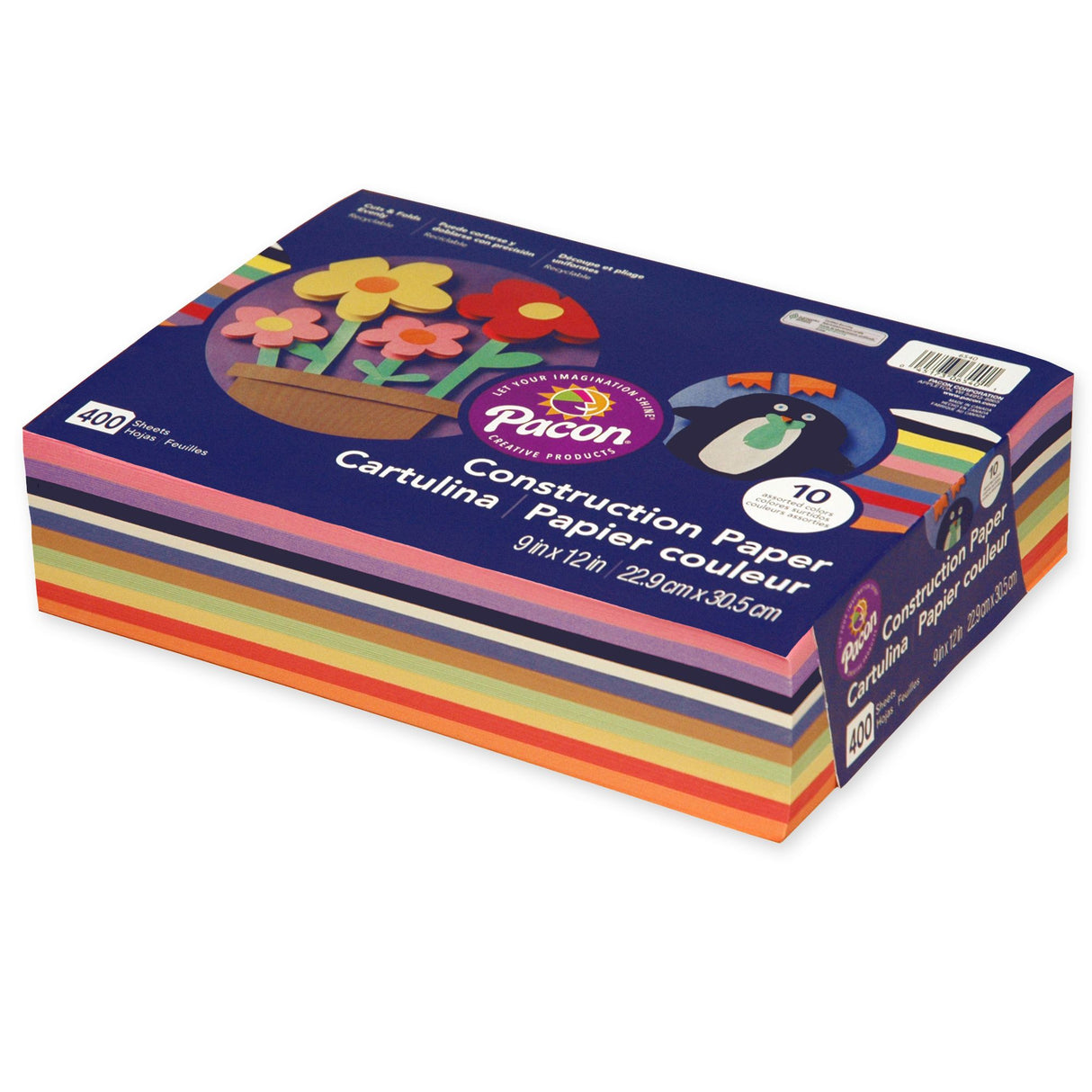 Pacon Construction Paper Pack 400 sheets assorted colors