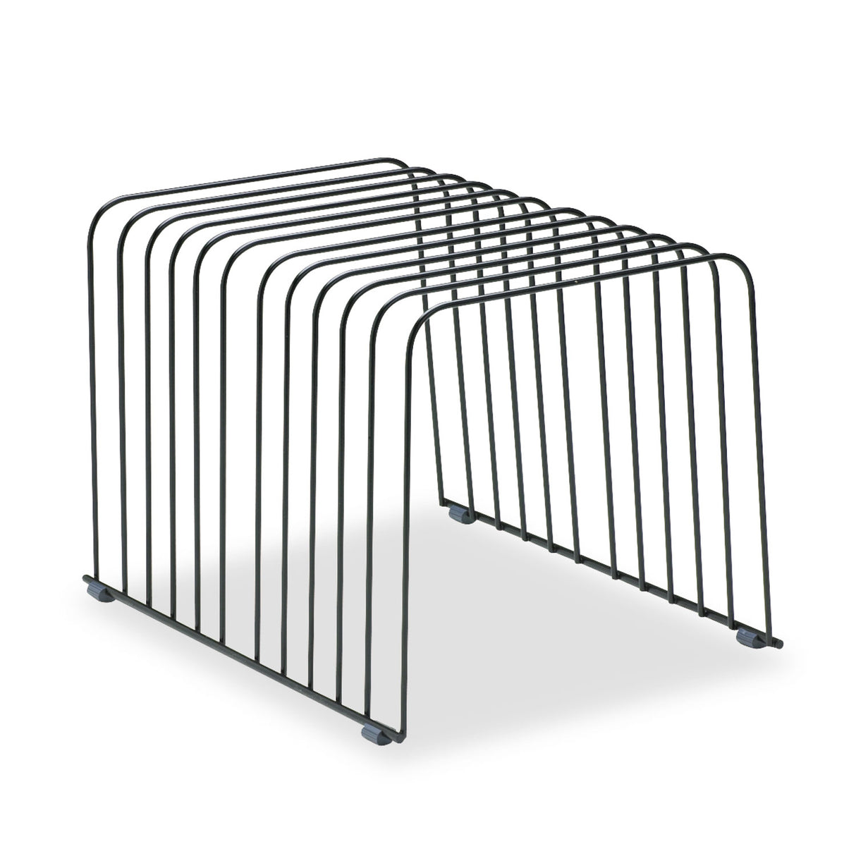 Fellowes Wire Desktop Organizer, 11 Sections, Letter to Legal Size Files, 9" x 11.38" x 8", Black (72112)