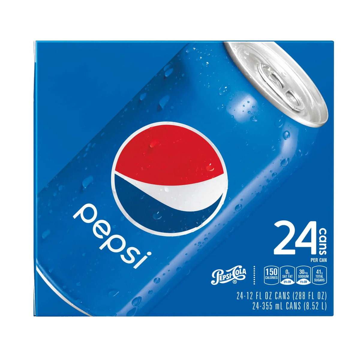 Pepsi Soda Cans (24-Pack, 12 oz Each) | Classic Refreshment Pepsi