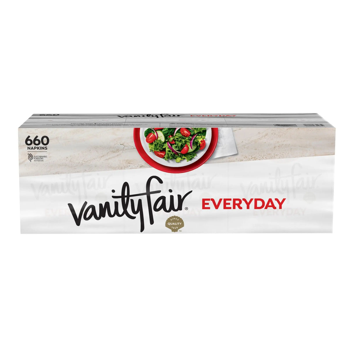 Vanity Fair Everyday Paper Napkins (660 Count) | Extra Soft for Daily Use Vanity Fair