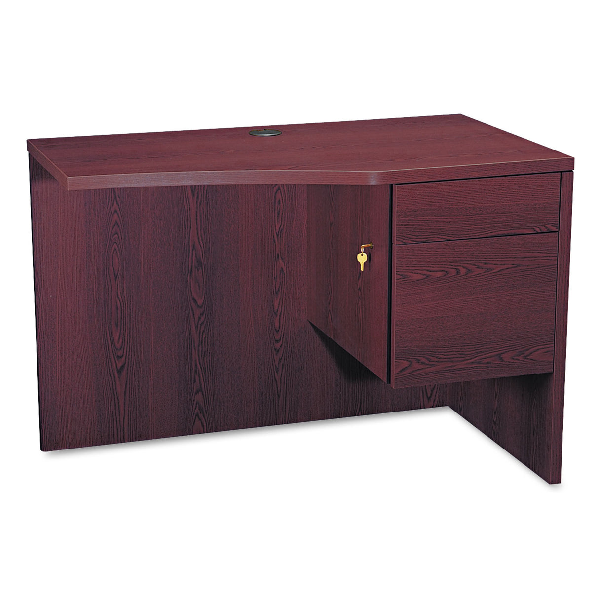 HON 10500 Series Curved Return, Right, 42" x 18" to 24" x 29.5", Mahogany (105817RNN)