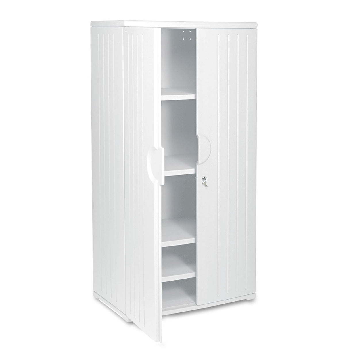 Iceberg Rough n Ready Storage Cabinet, Four-Shelf, 36w x 22d x 72h, Platinum (92573)