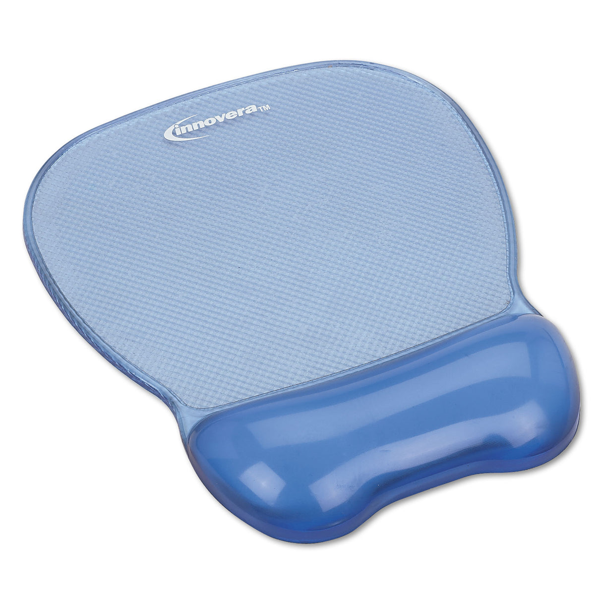 Innovera Mouse Pad with Gel Wrist Rest, 8.25 x 9.62, Blue (IVR51430)