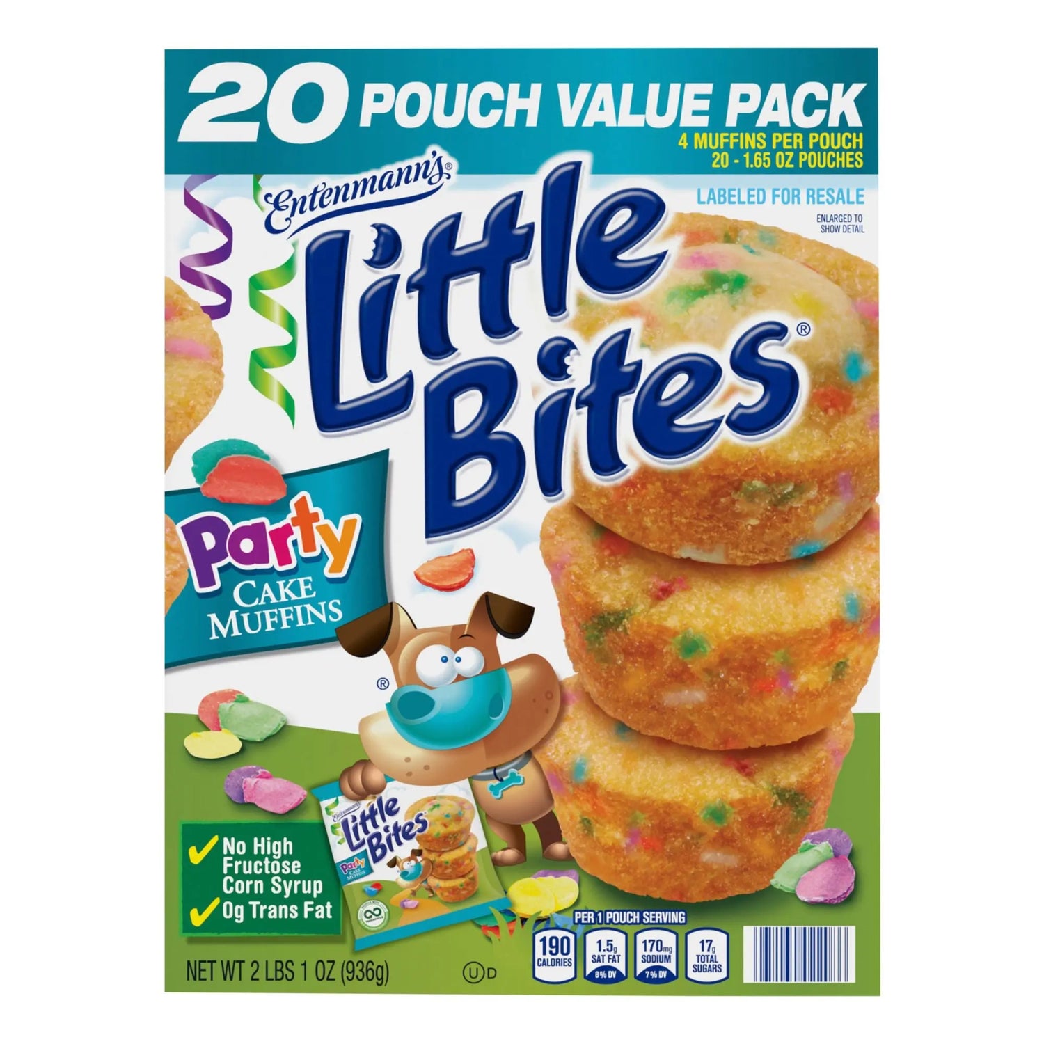 Entenmann's Little Bites Party Cakes (20-Pack) | Mini Snack Cakes for Sharing Entenmann's