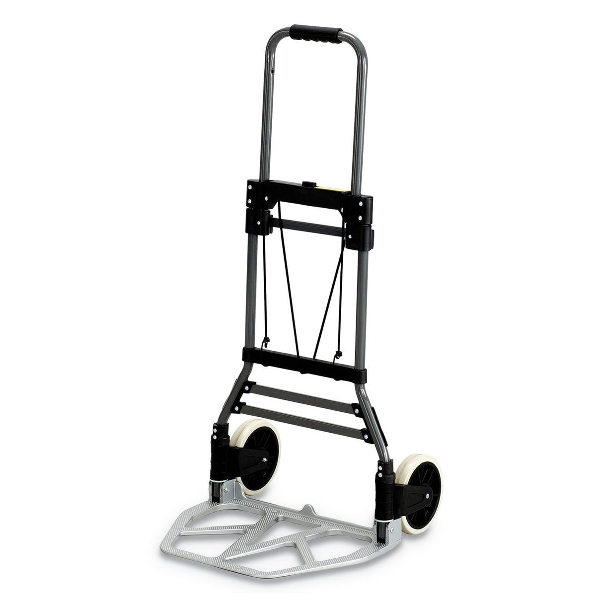 Safco Stow-Away Collapsible Medium Hand Truck, 275 lb Capacity, 19 x 17.75 x 38.75, Aluminum (4062)