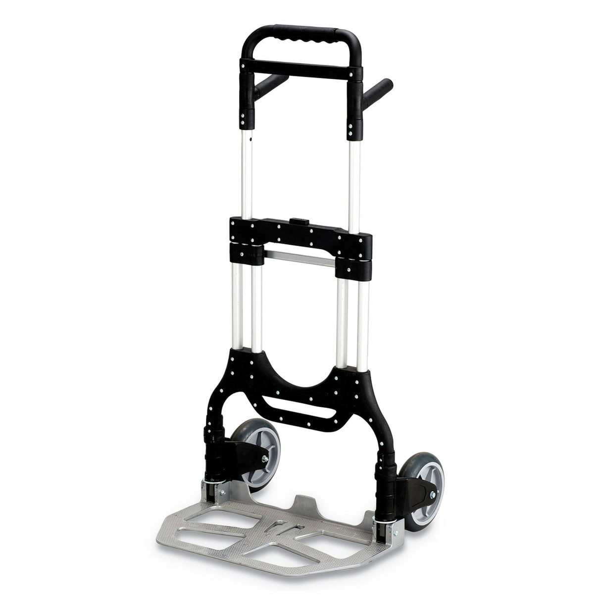 Safco Stow-Away Heavy-Duty Hand Truck, 500 lb Capacity, 23 x 24 x 50, Aluminum (4055NC)