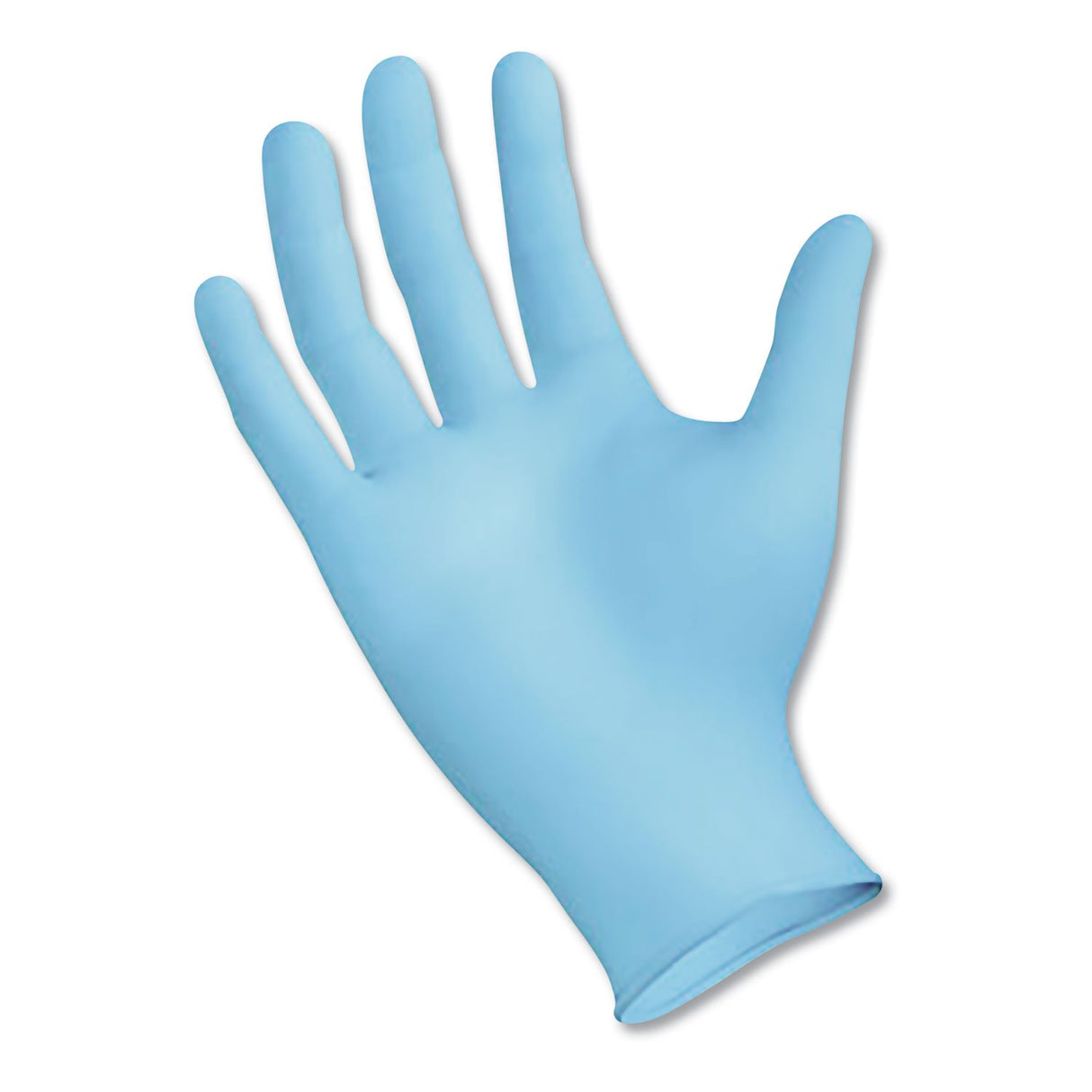 Boardwalk® Disposable Examination Nitrile Gloves, Medium, Blue, 5 mil, 100/Box (BWK382MBXA)