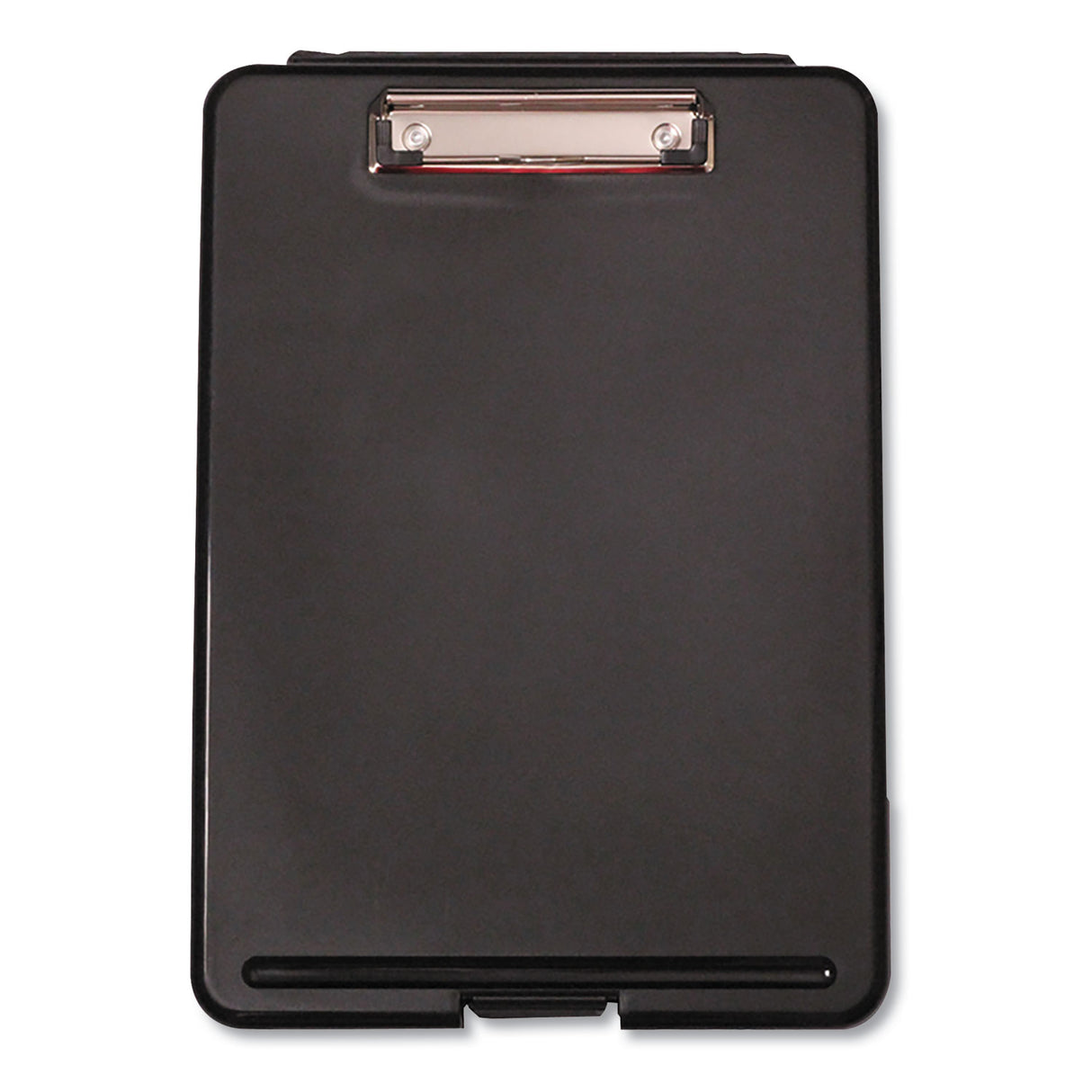 Universal Storage Clipboard, 0.5" Clip Capacity, Holds 8.5 x 11 Sheets, Black (UNV40318)
