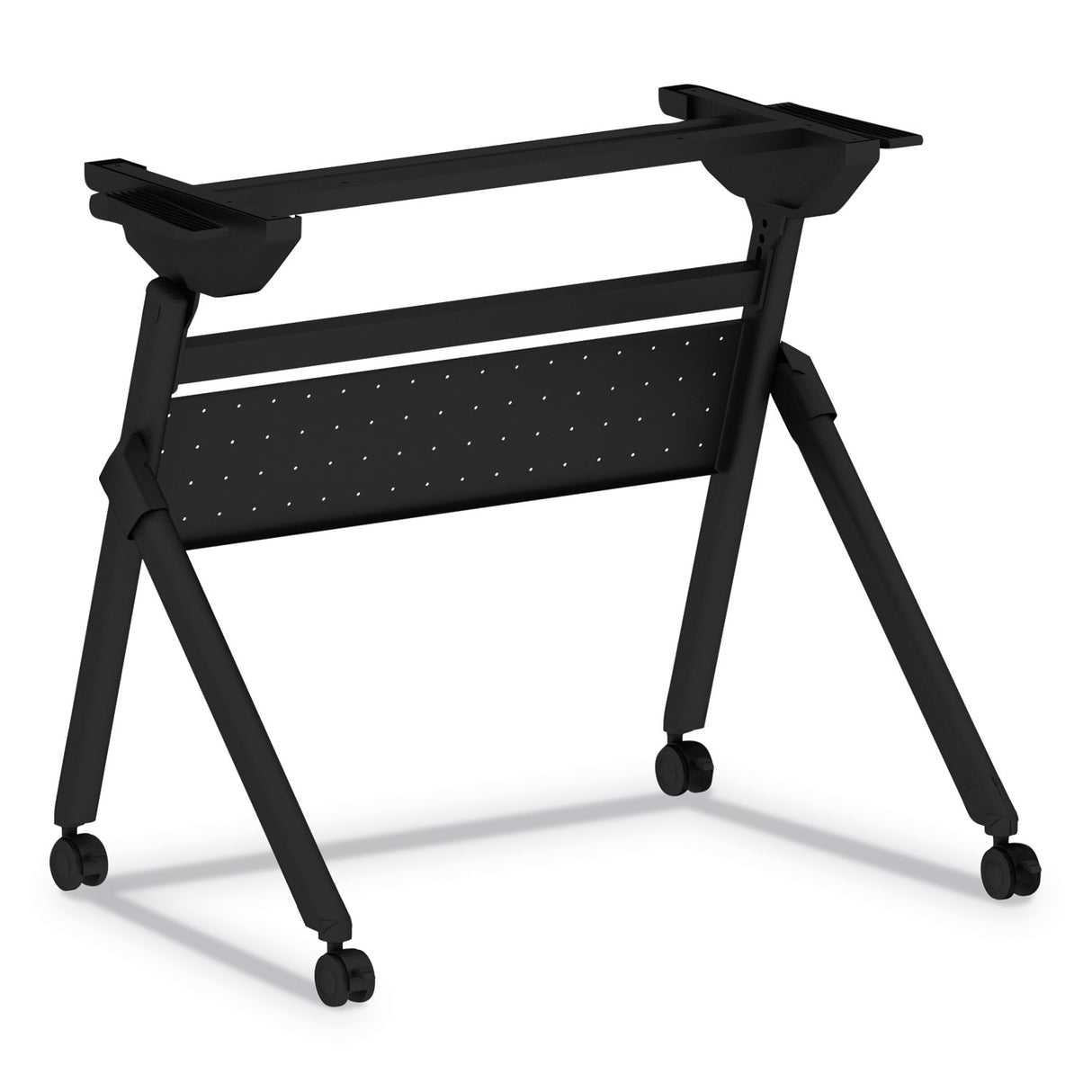 Alera Flip and Nest Table Base, 32.25w x 23.63d x 28.5h, Black (ALEVA7243BK)