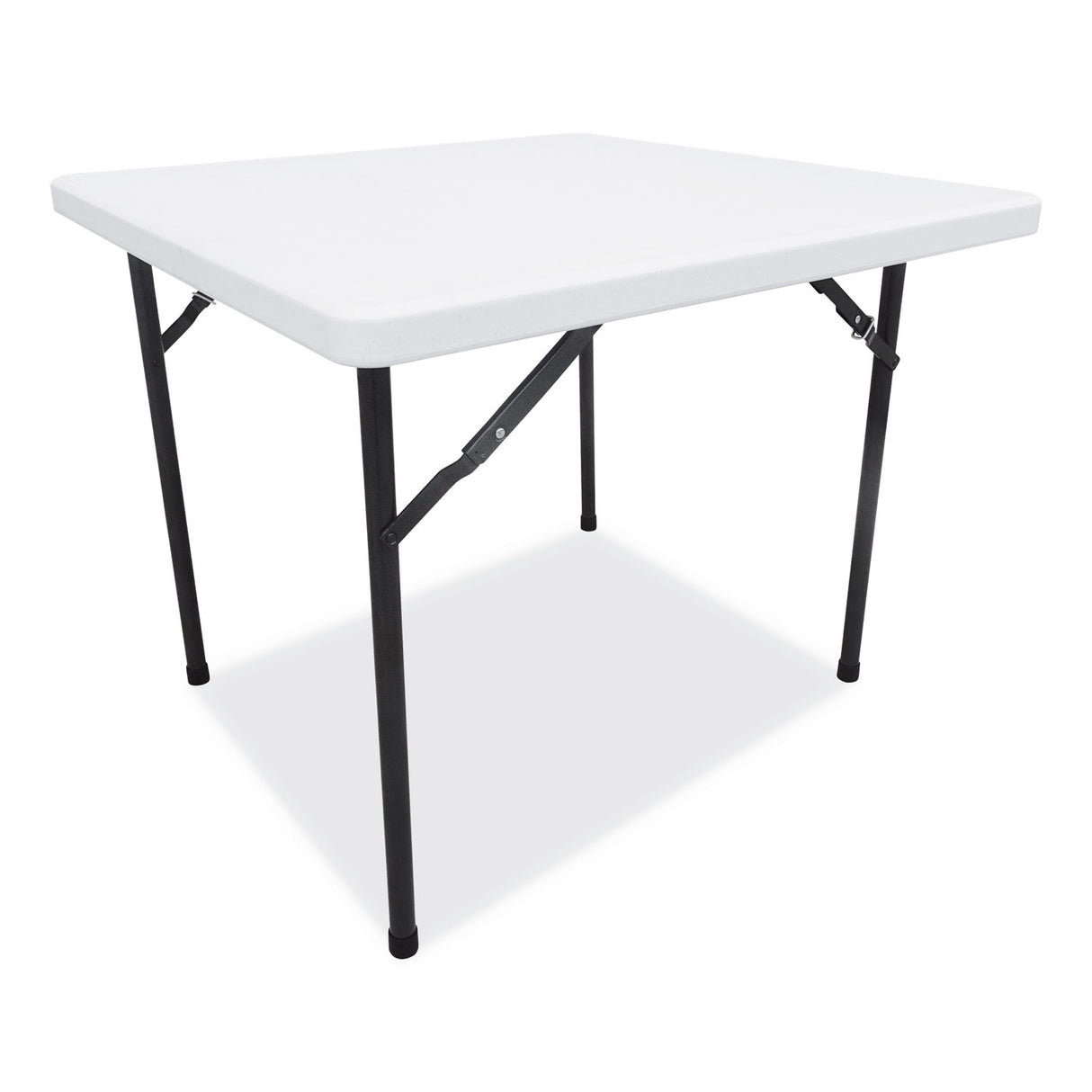 Alera Square Plastic Folding Table, 36w x 36d x 29.25h, White (ALEPT36SW)