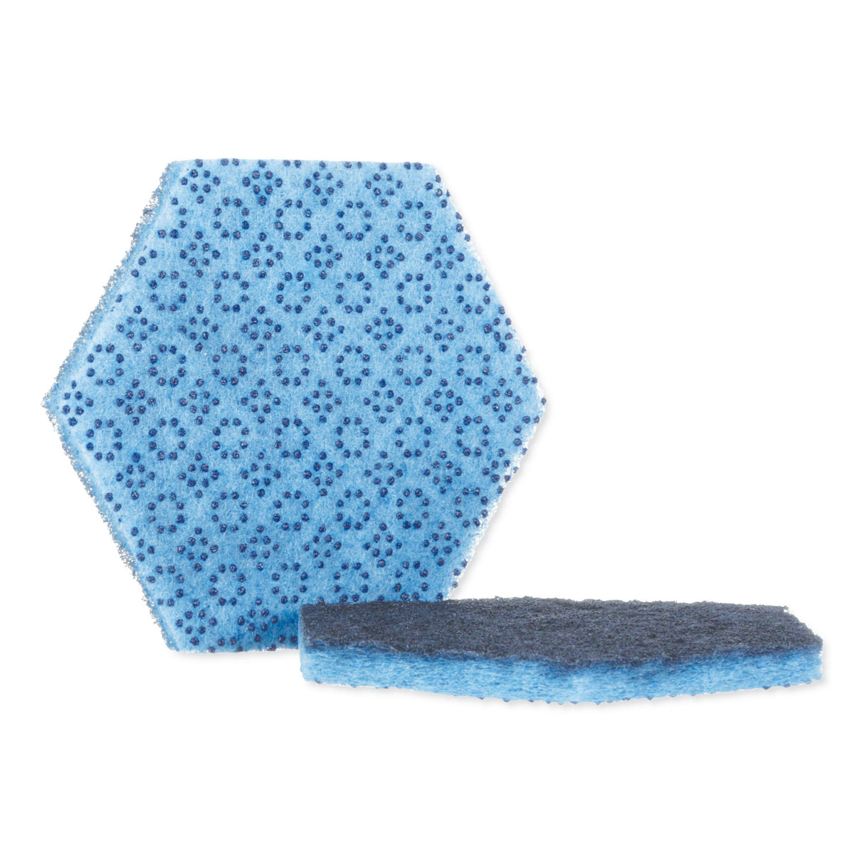 Scotch-Brite Low Scratch Scour Pad 2000HEX, 5.75" x 5", Blue, 15/Carton
