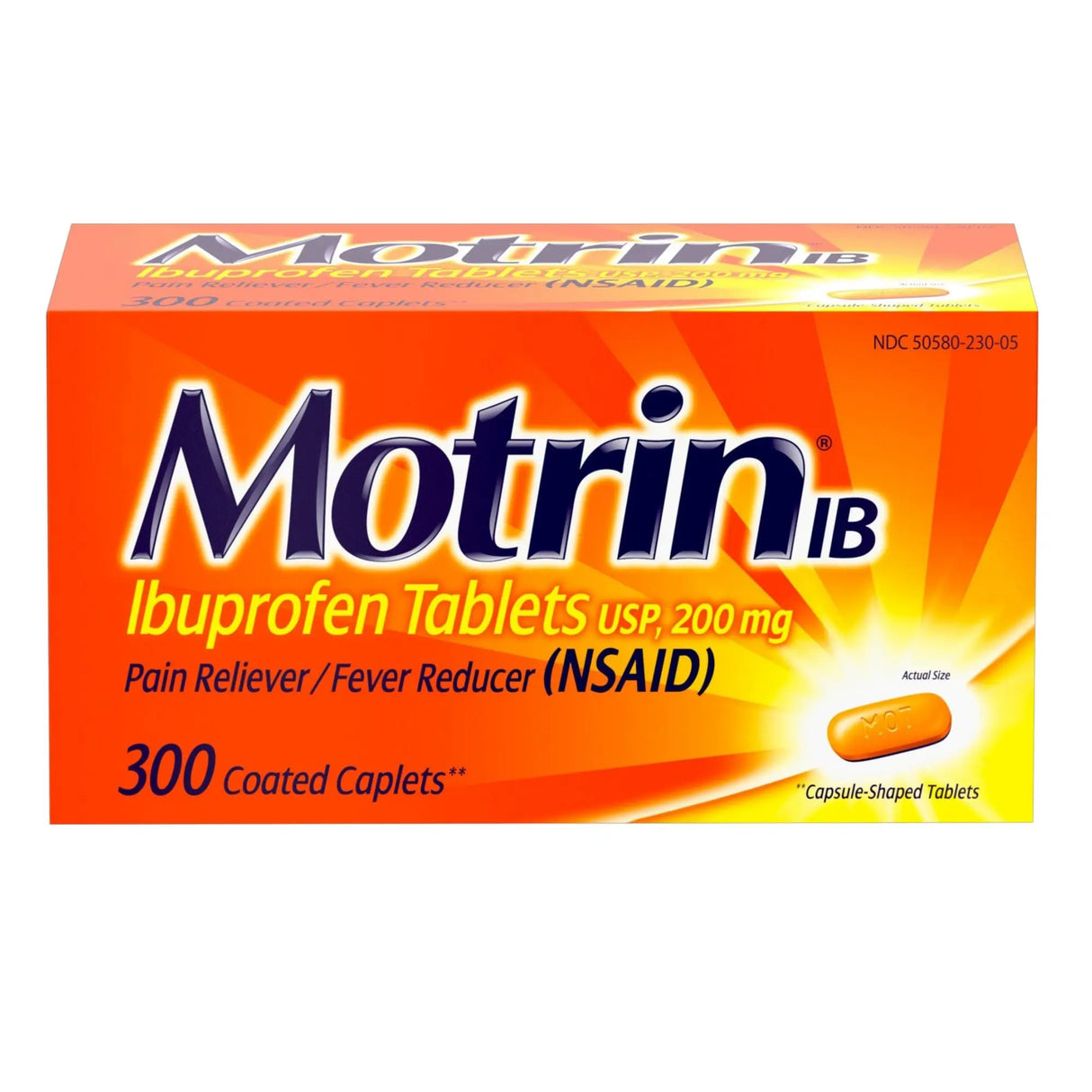 Motrin IB Pain Relief Tablets (300 ct) | Ibuprofen for Aches & Fever Motrin