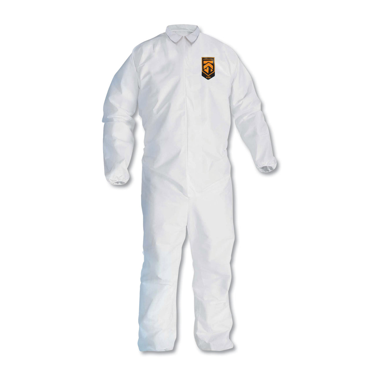 KleenGuard A30 Elastic-Back and Cuff Coveralls, 2X-Large, White, 25/Carton (46105)
