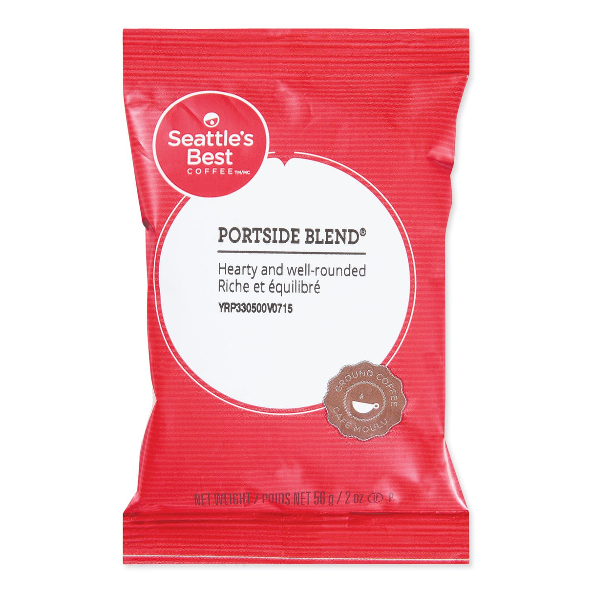 Seattle's Best Premeasured Coffee Packs, Portside Blend, 2 oz Packet, 18/Box (11008558)
