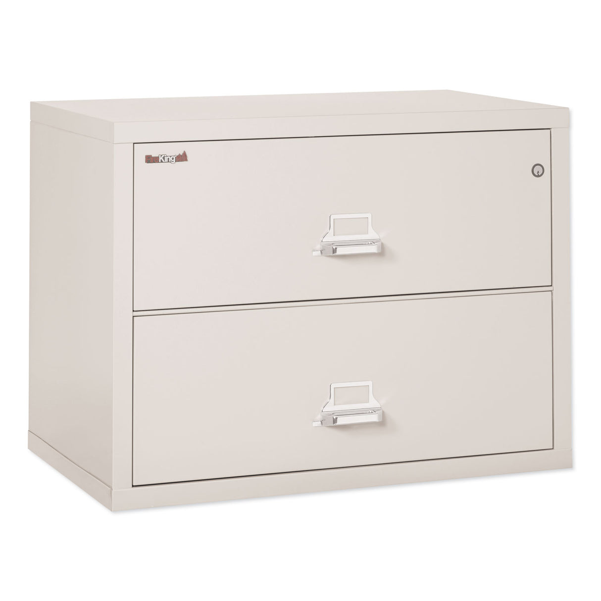 FireKing Insulated Lateral File, 2 Legal/Letter-Size File Drawers, Parchment, 37.5" x 22.13" x 27.75" (23822CPA)