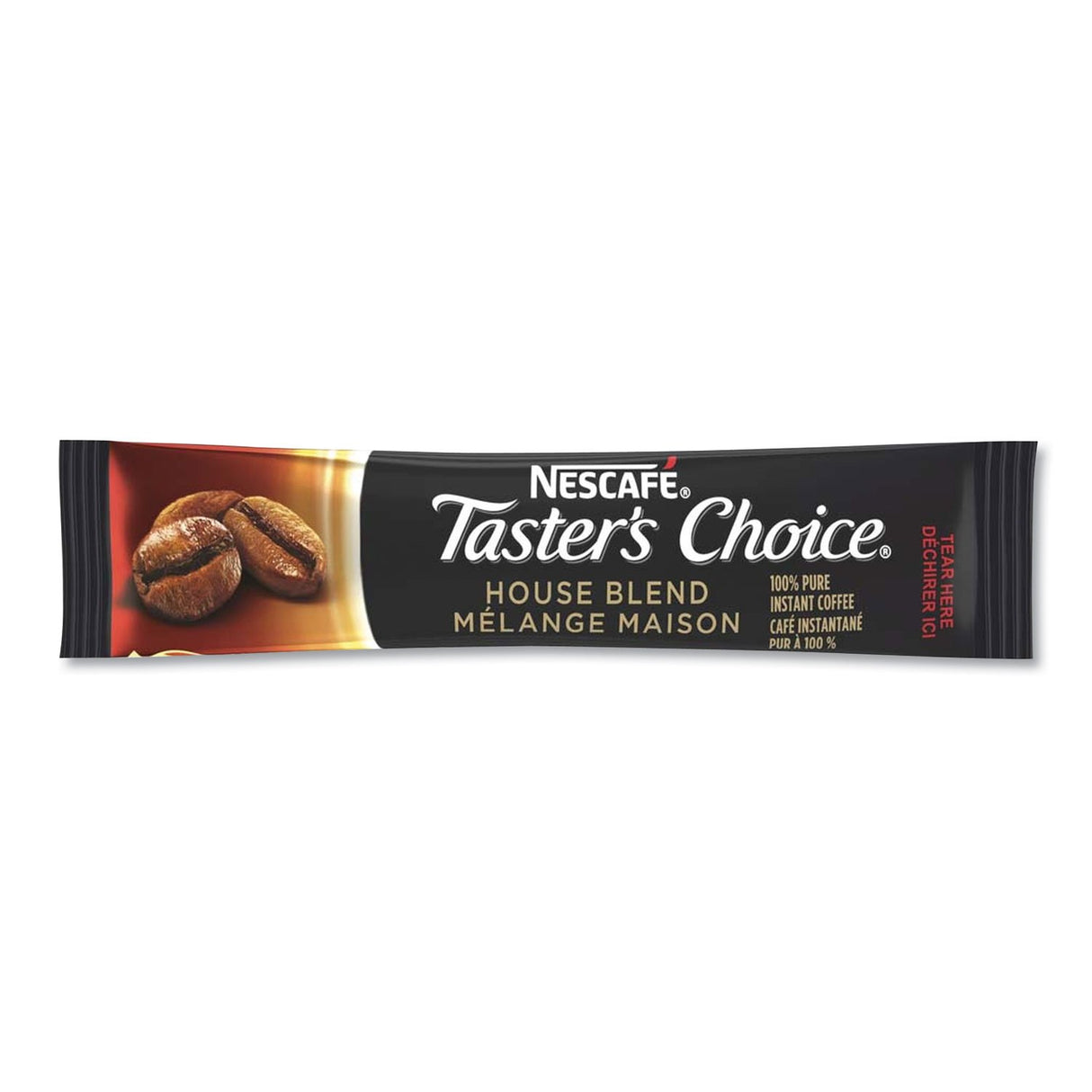 Nescaf Taster's Choice House Blend Instant Coffee, 0.1oz Stick, 6/Box, 12Box/Carton (32486)
